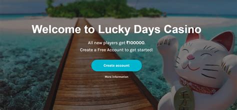  lucky days online casino/irm/modelle/cahita riviera
